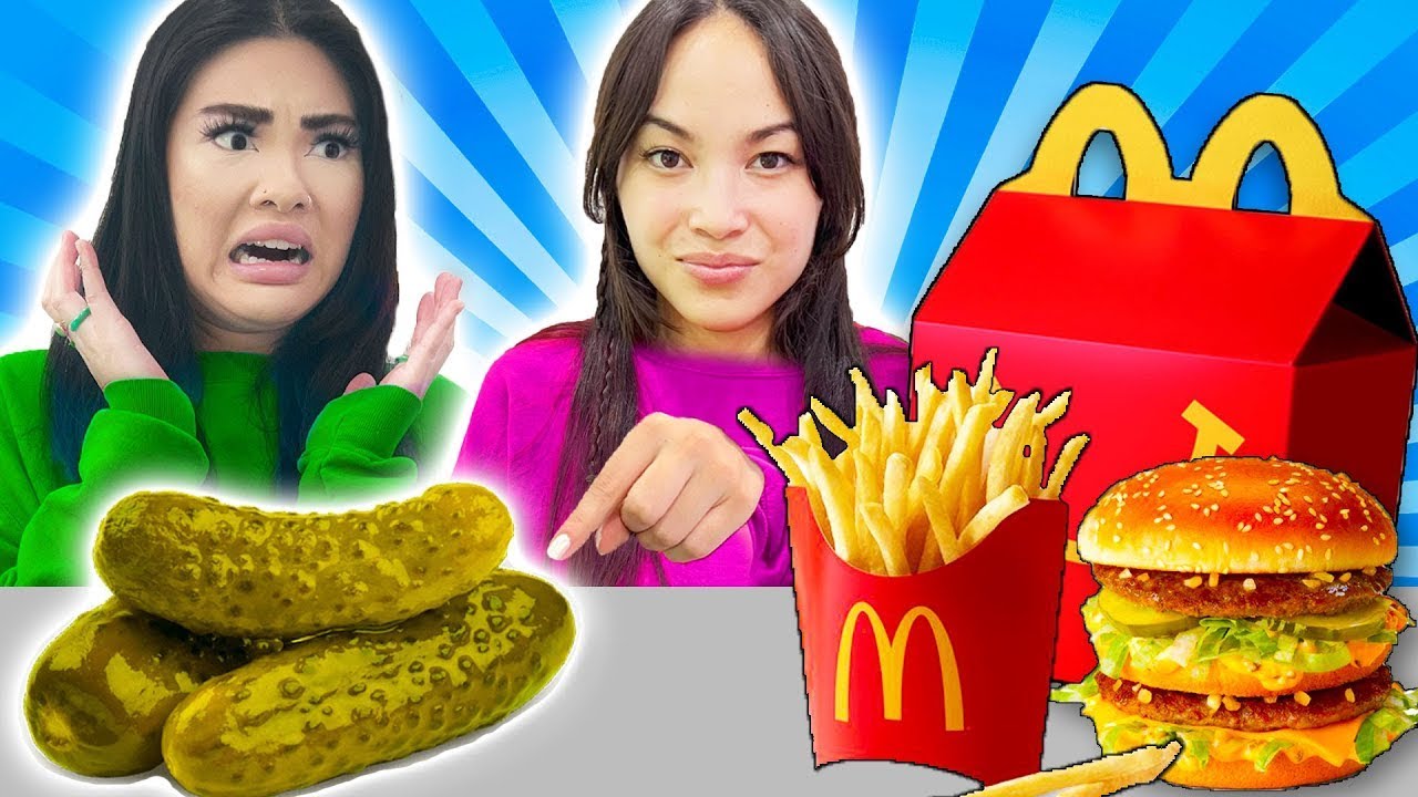 I LET MY FRIENDS CHOOSE WHAT I EAT FOR 24 HOURS | LILY CRAZY FOOD CHALLENGE BY SWEEDEE