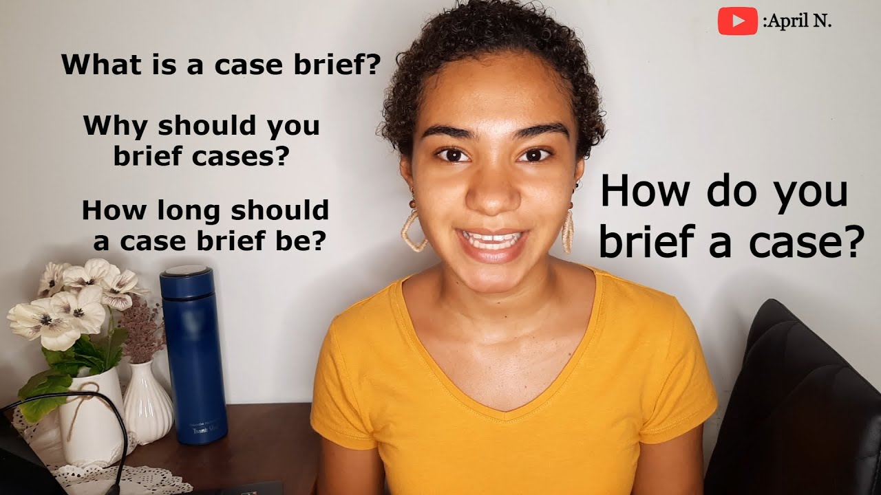 Everything you need to know about CASE BRIEFS| Law School 101