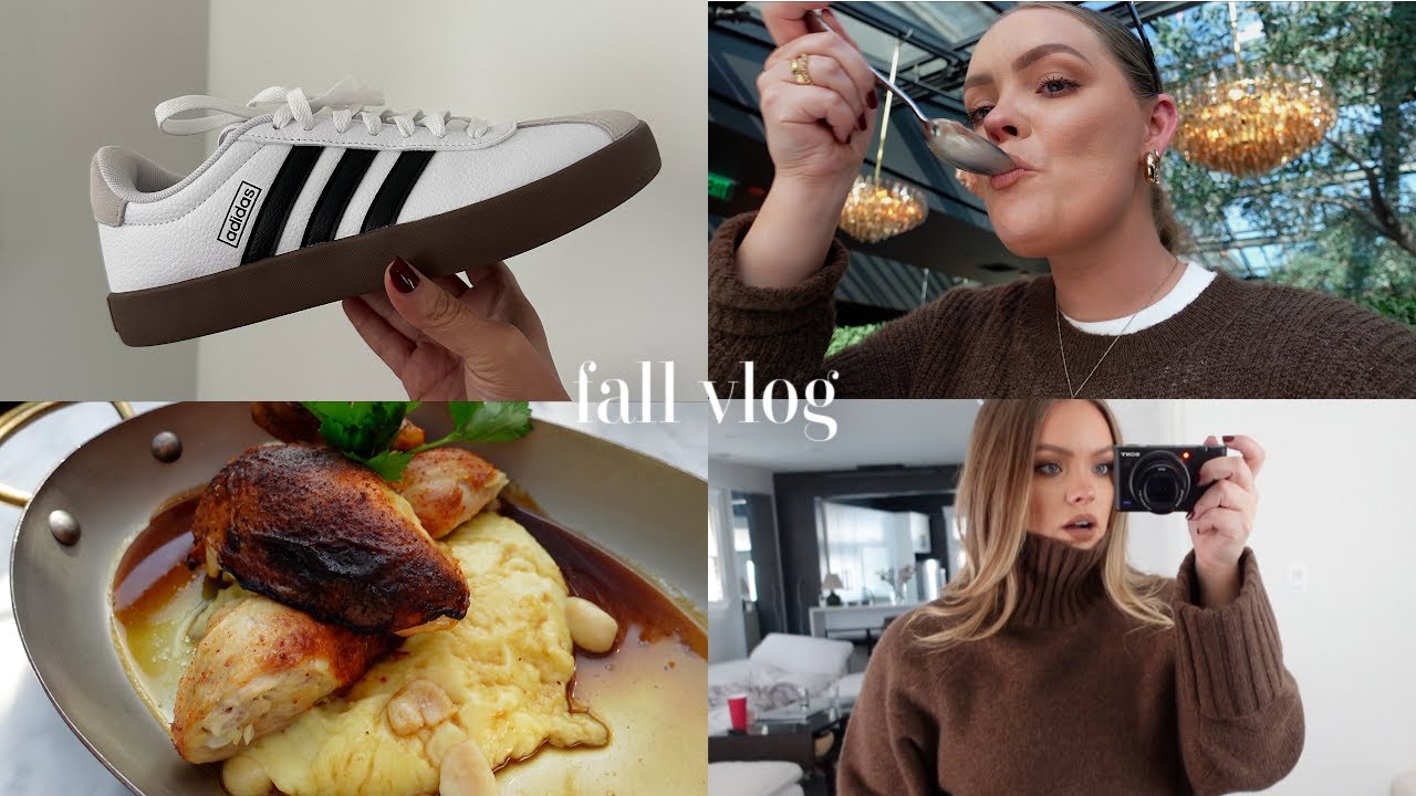 FALL VLOG 🍂 fall try on haul, decor shop with me, cooking tamales, new candles & lunch with mom
