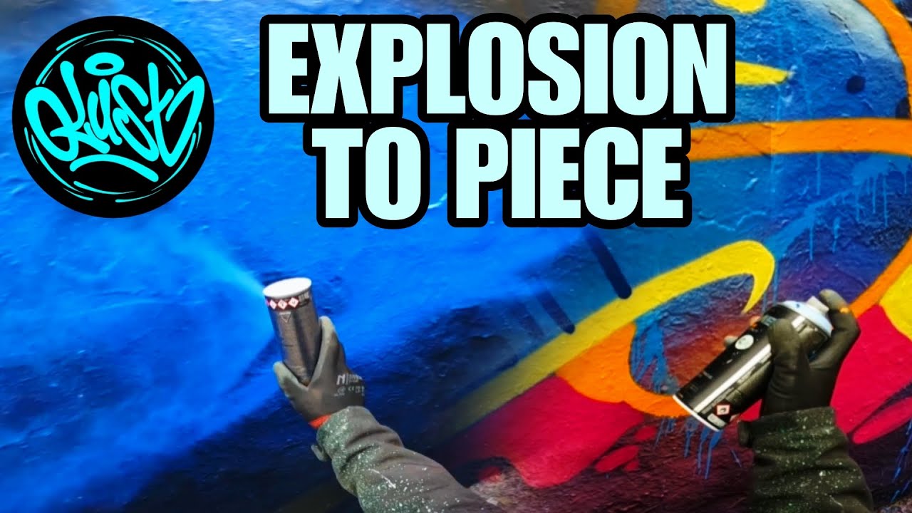 Graffiti 💥 From explosion to Piece [Fatcap Outlines] Can control - ASMR