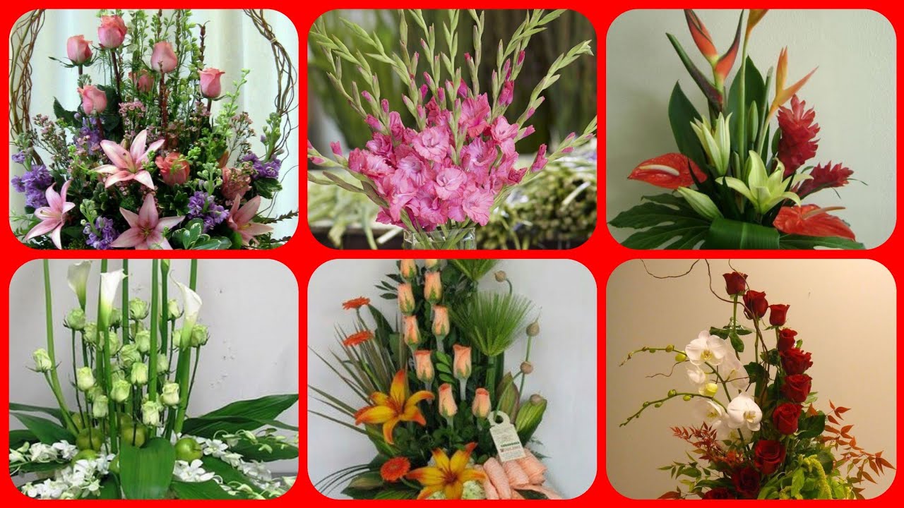 Beautiful  flower arrangement collection home decoration