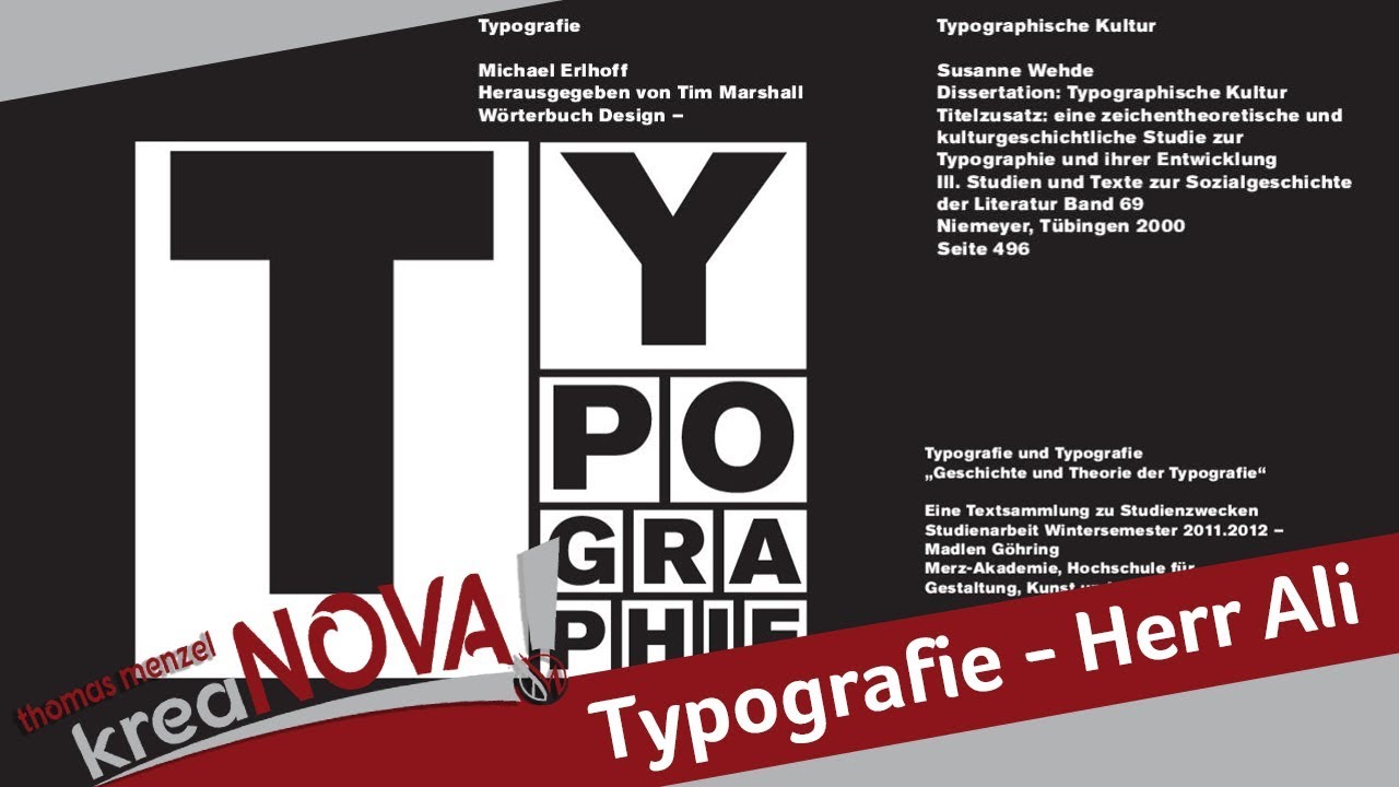 Eine kurze Geschichte der Typografie