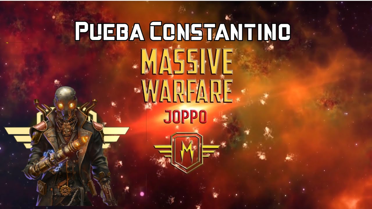 Massive Warfare Probando piloto Constantino