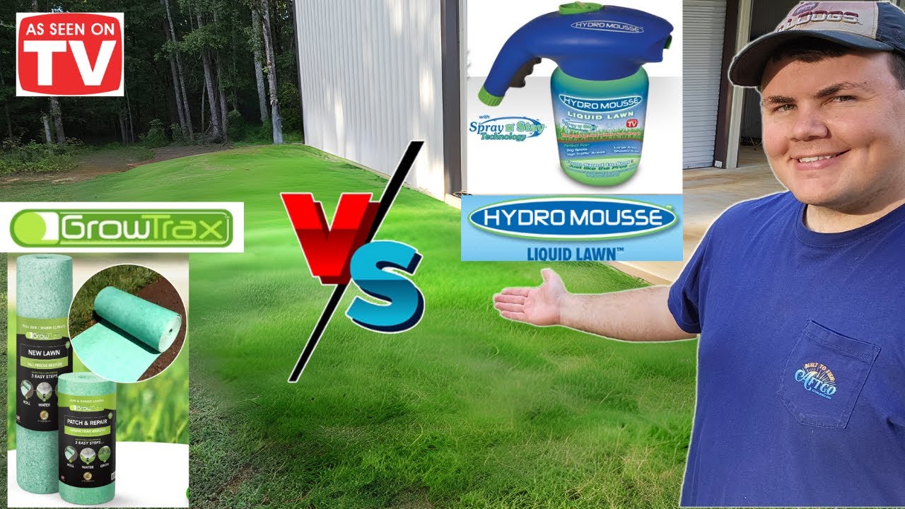 Is This The Best Way to Grow Grass? GROTRAX vs. Hydro Mousse