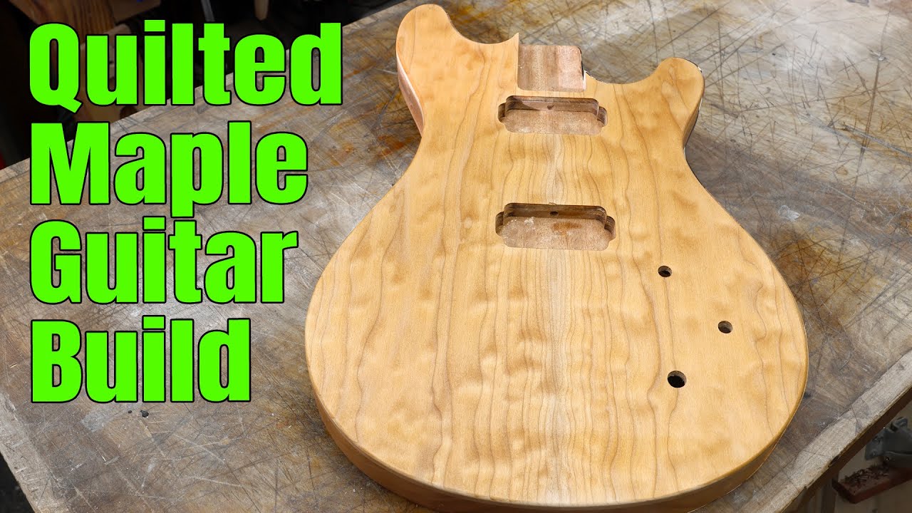 Quilted Maple Guitar Build, Part 1 | Replacing the maple top