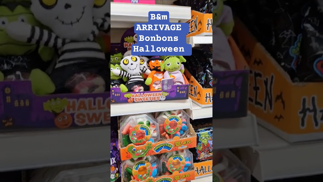 ARRIVAGE B&M BONS D'HALLOWEEN #HALLOWEEN #B&M #FRIANDISES
