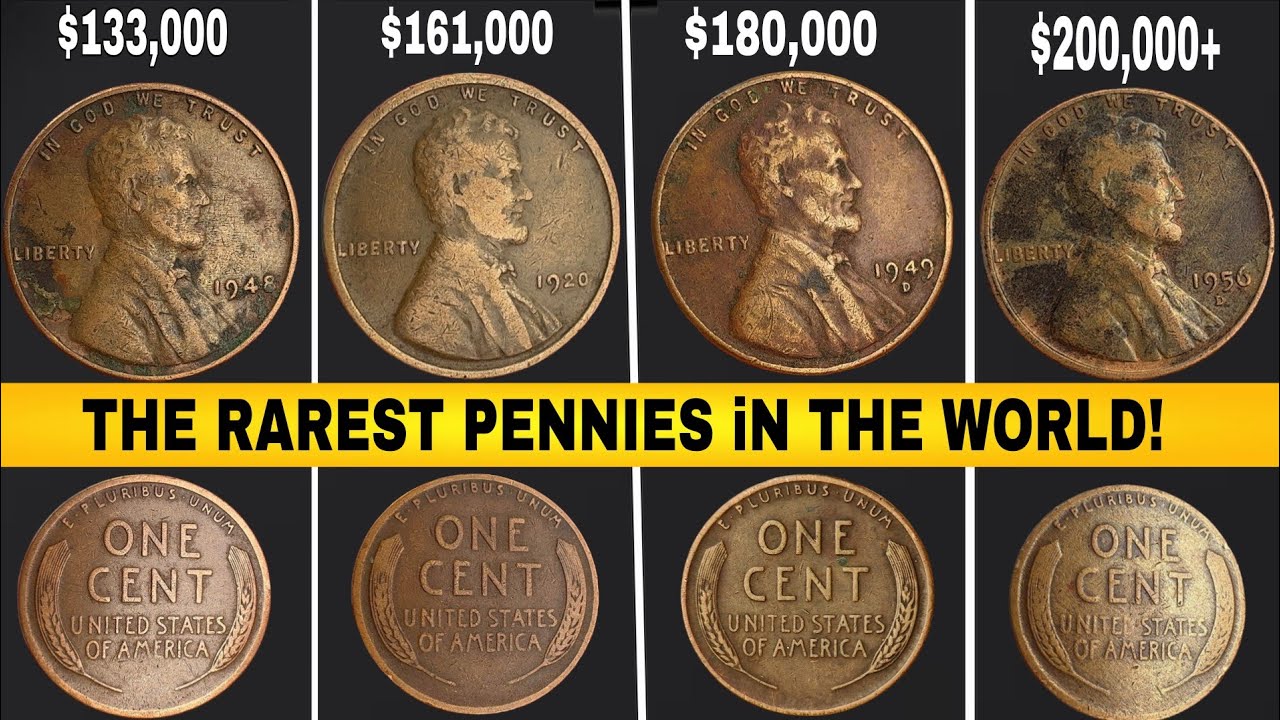 4 Super Rare Lincoln Wheat Pennies Are Worth $10,0000+ EVERY Collector Wants in 2026! 🏆