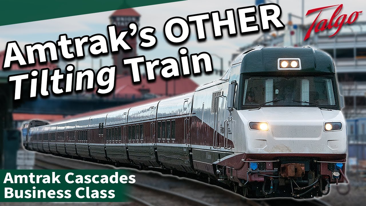 Amtrak Cascades' Spanish Tilting Train: The Talgo 8 - Business Class