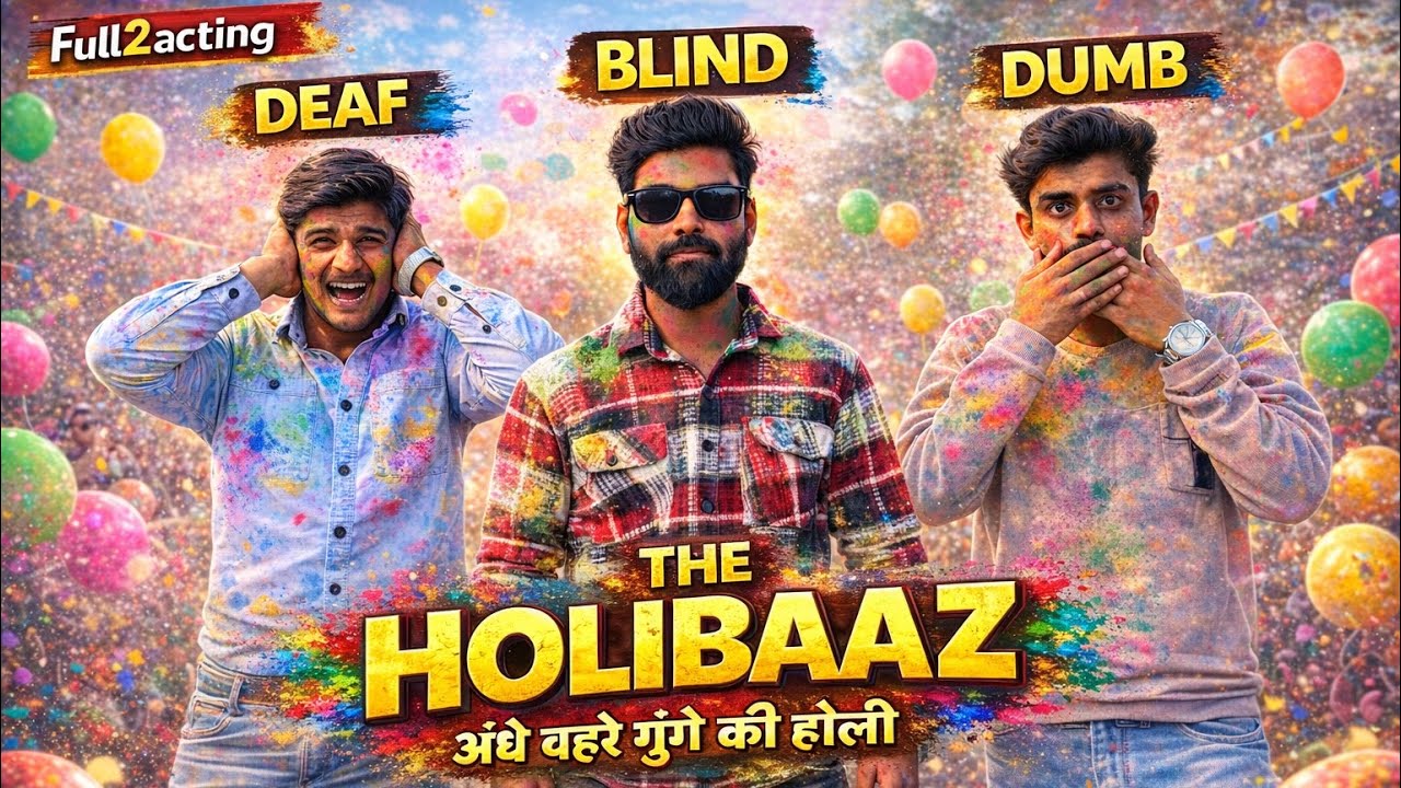 The Holibaaz | Andhe Bahre Gunge Ki Holi 😂 | Full Comedy Video 2026 #theholibaaz #villagecomedy 