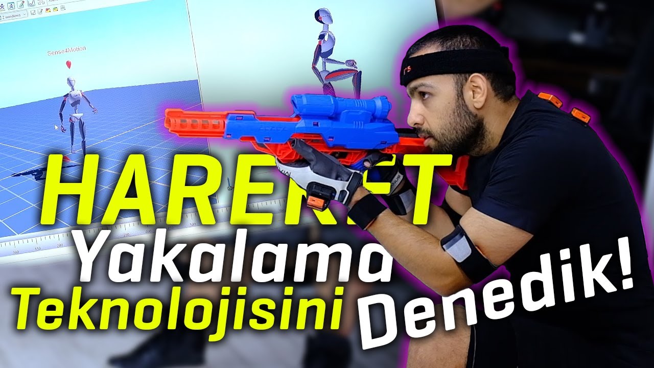 HAREKET YAKALAMA TEKNOLOJİSİNİ DENEDİK! (MOTION CAPTURE)