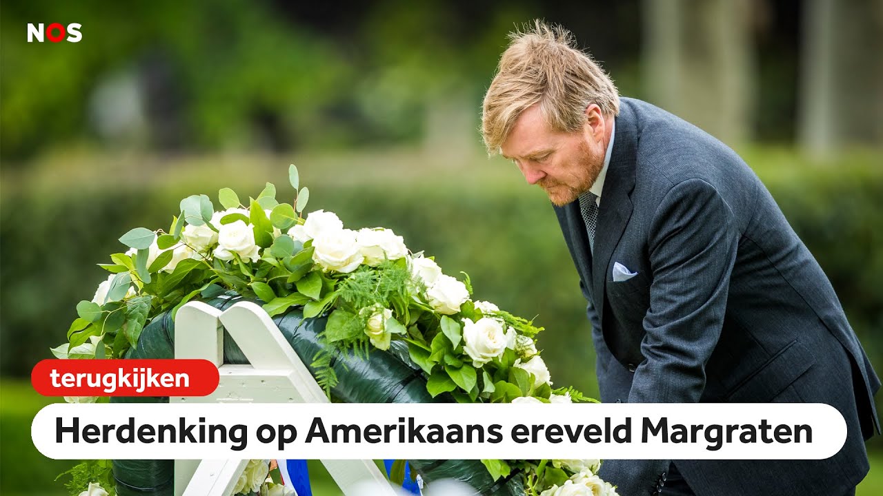 Herdenking op Amerikaans ereveld Margraten