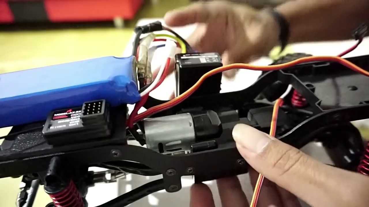 UPGRADE ESC DAN CARA PASANG ESC WATERPROOF 1040 RC MN90 D90 LAND ROVER DEFENDER