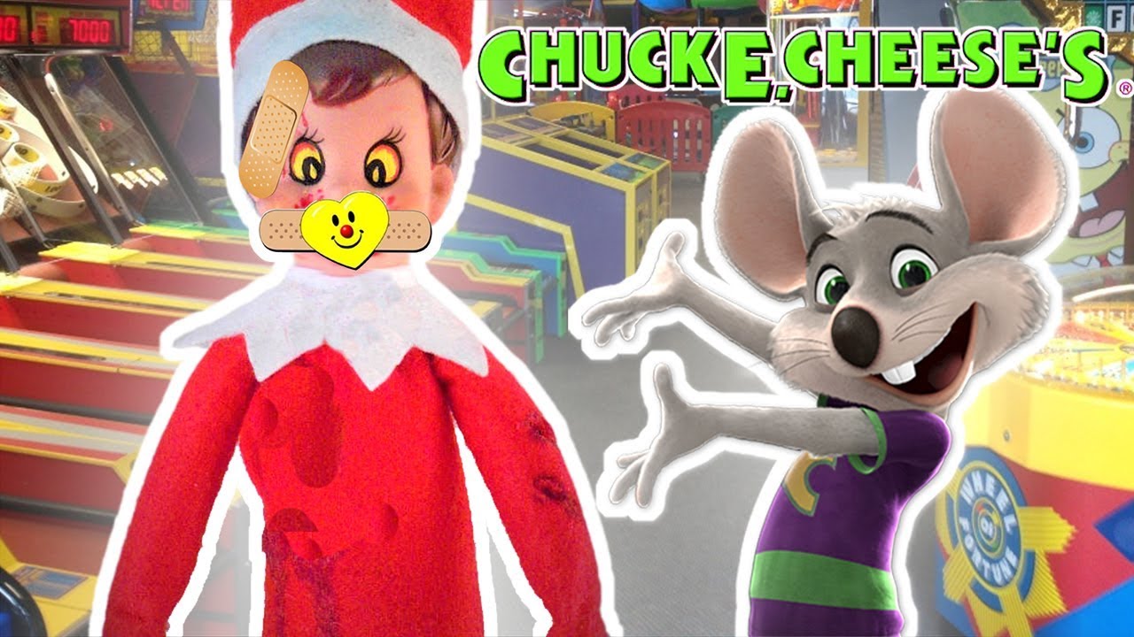 Zombie Elf on the Shelf at Chuck E Cheese with DavidsTV