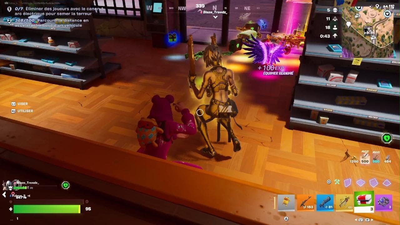 Rediffusion live Twitch Fortnite rush Unreal avec emilzw