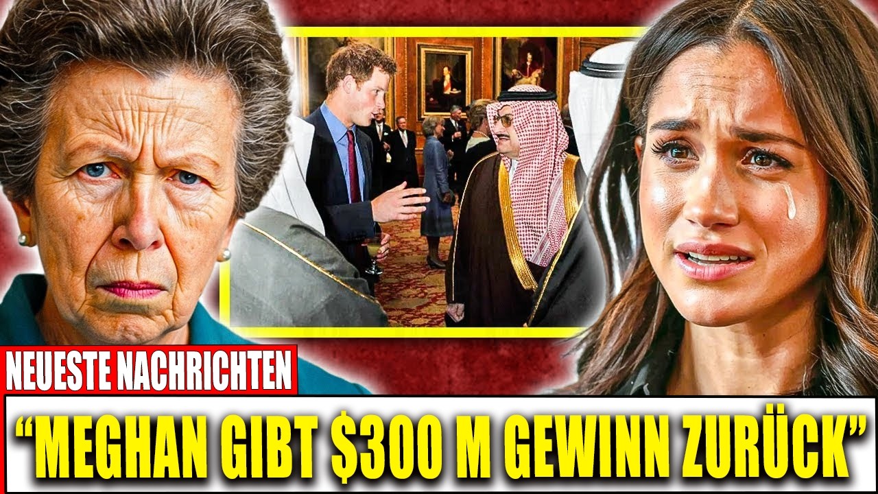 VOR 1 MINUTE Prinzessin Anne BESTÄTIGT die Echtheit des Saudi Dossiers – Harry in Tränen