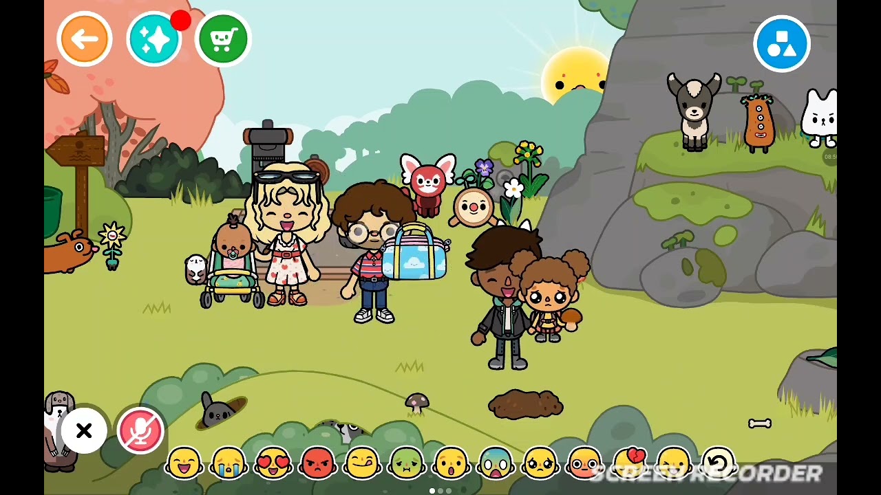 Toca Boca sori #2 Az állatkert...🦧🐄🐎