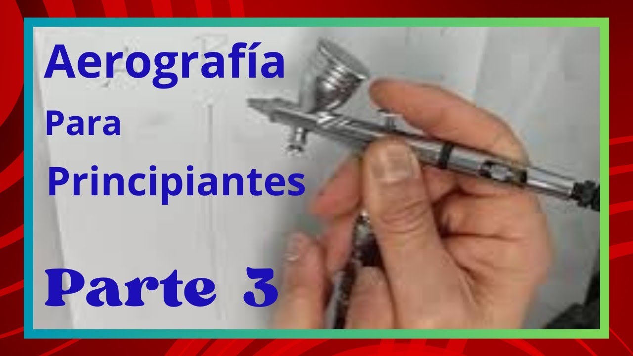 Aerografía para principiantes, ejercicios de control (parte3) Airbrush for begginers (chapter 3)
