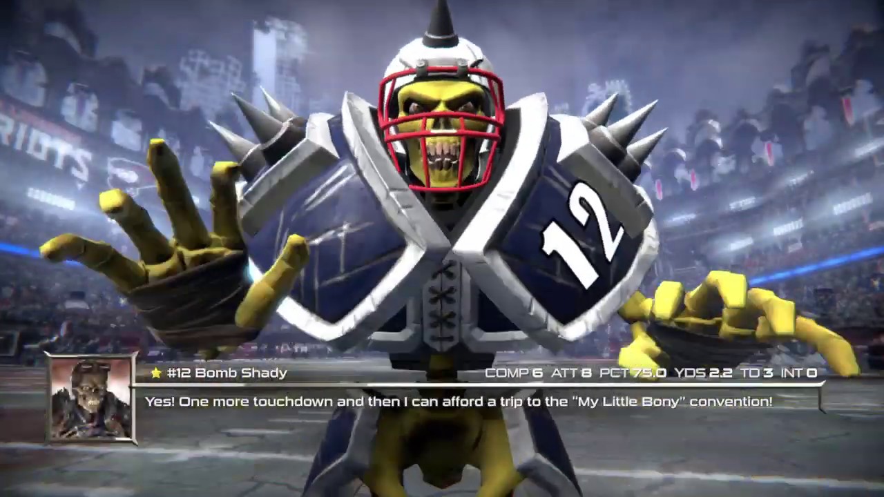 Mutant Football League DE - Damned Vs. Hatriots (CPU Vs. CPU)