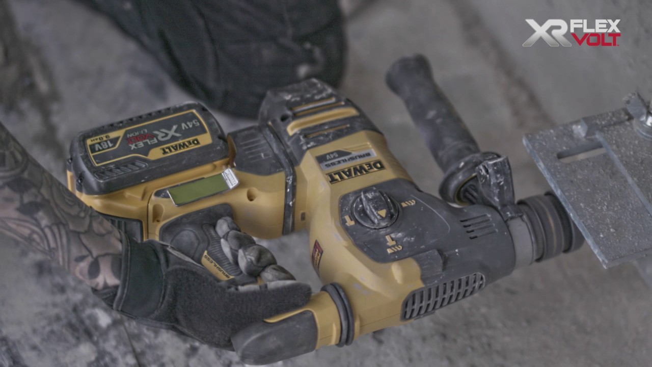 DEWALT® Deutschland | 54V XR FLEXVOLT SDS Akku-Bohrhämmer