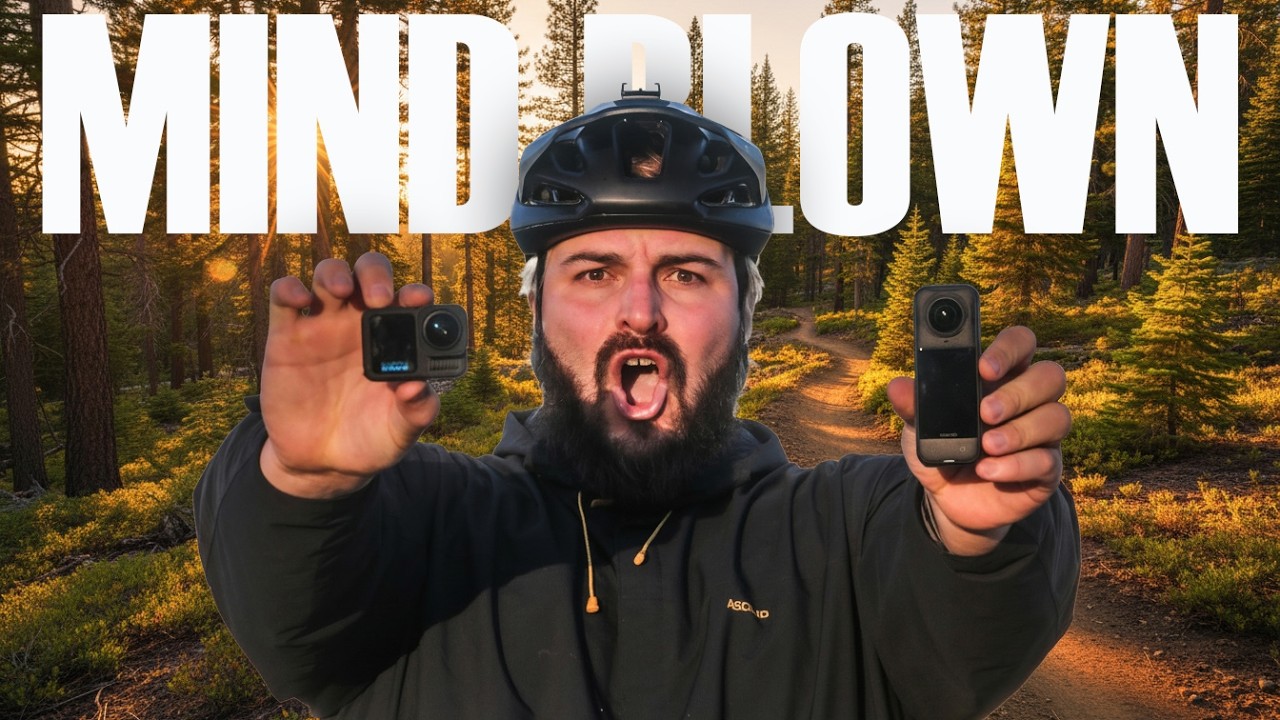 Эта экшн-камера расплавила мой мозг... Insta360 X5 против GoPro 13 для горного велосипеда