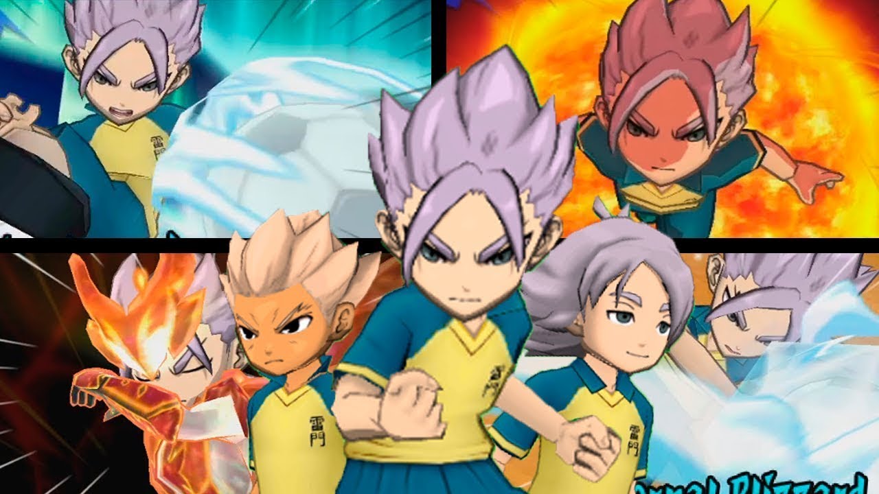 Gouenji and Fubuki (Axel and Shawn) Mixi Max | All Hissatsu Techniques | Inazuma eleven Games