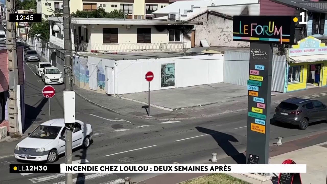 Retour à Saint-Gilles-les-Bains, deux semaines après l’incendie de la boutique Loulou.