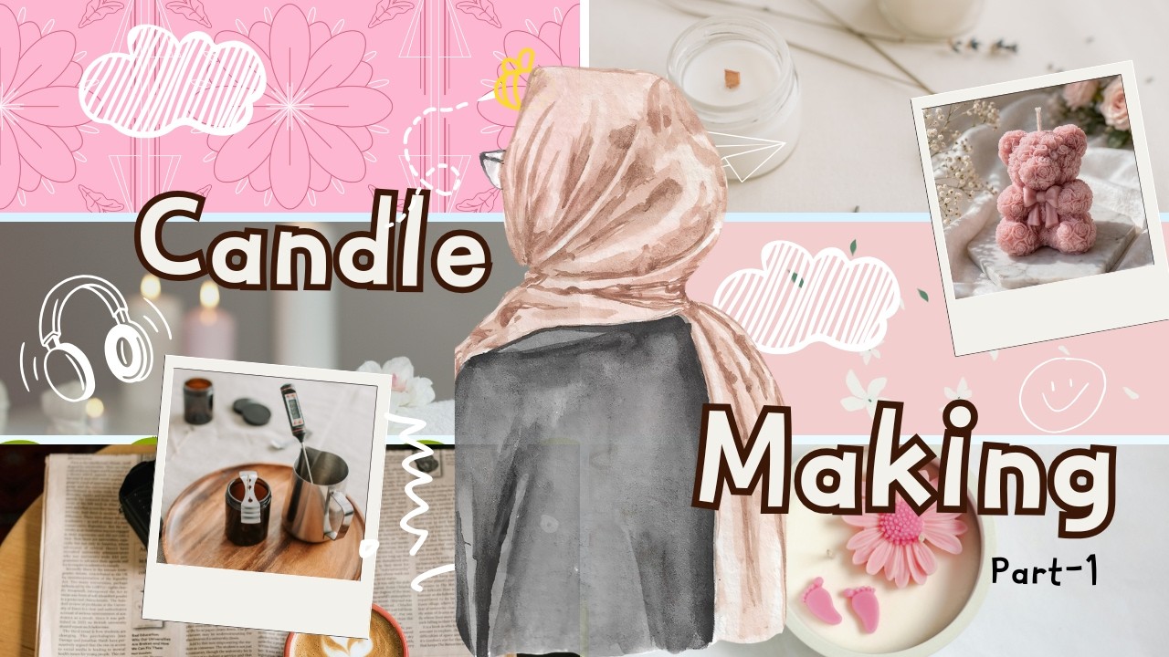 Candle Making Process| Part - 1| Easy Aesthetic DIY for Beginners| MuskAura| 2026 |