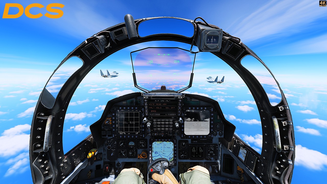 F-15E Strike Eagle | Iranian Fighters Interception | DCS