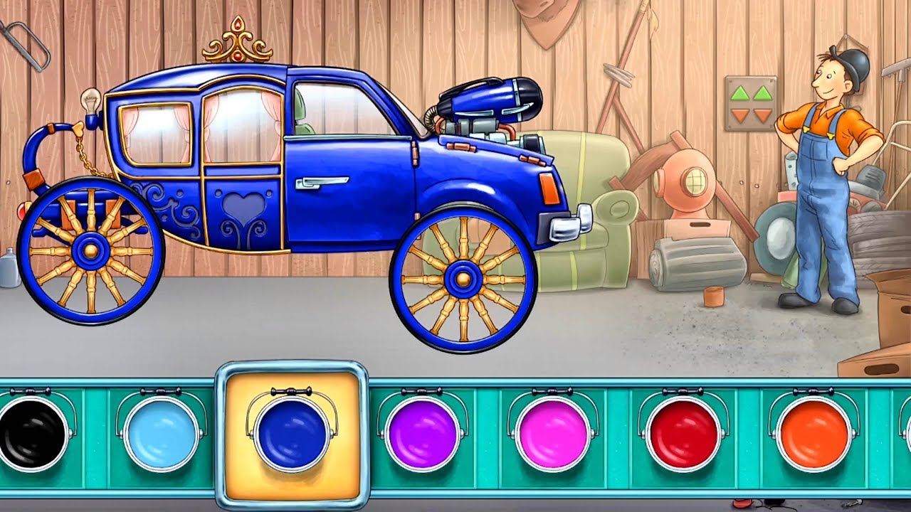 🚗 Autos bauen, fahren, waschen spielen mit Mulle Meck - Kinderspiele Stars