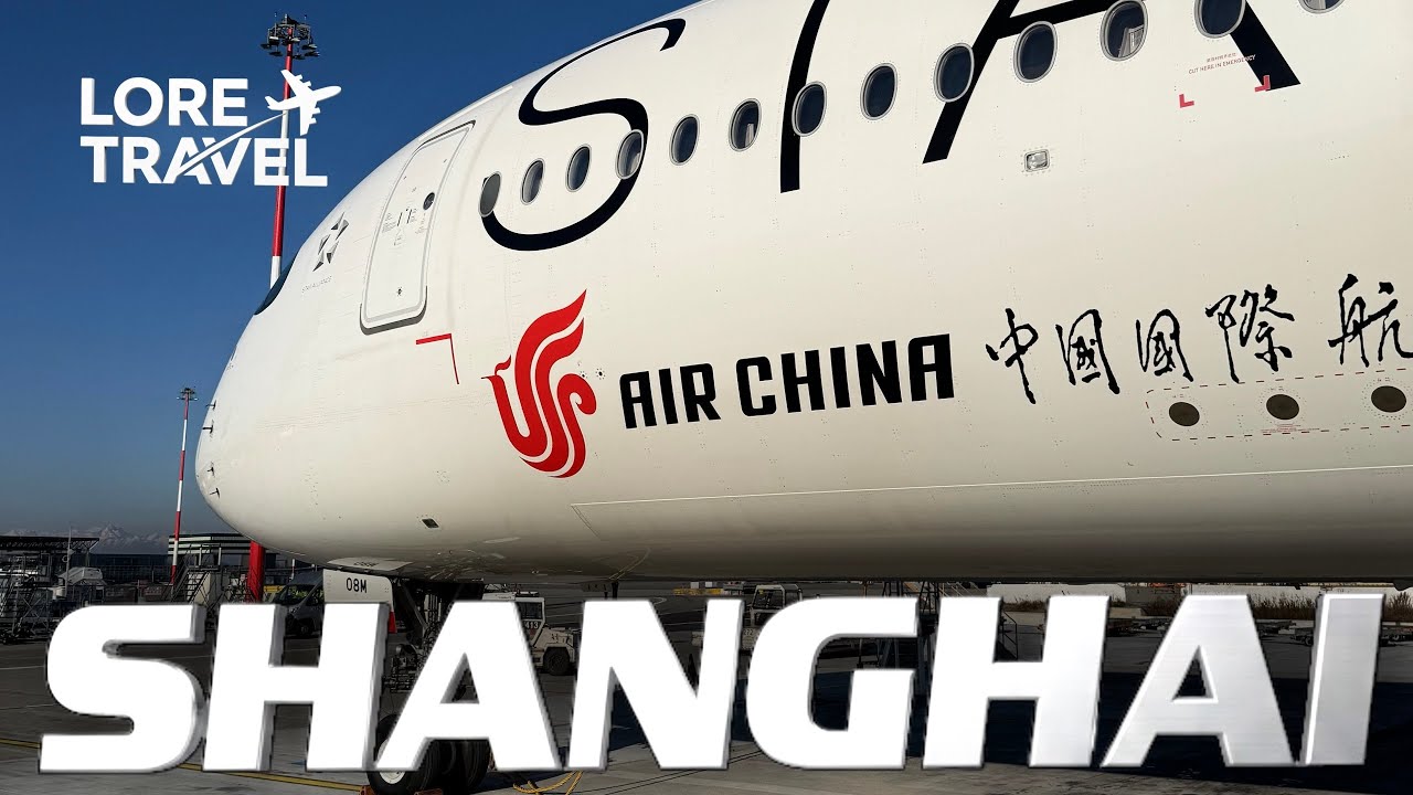 VOLARE A SHANGHAI CON AIR CHINA🇨🇳