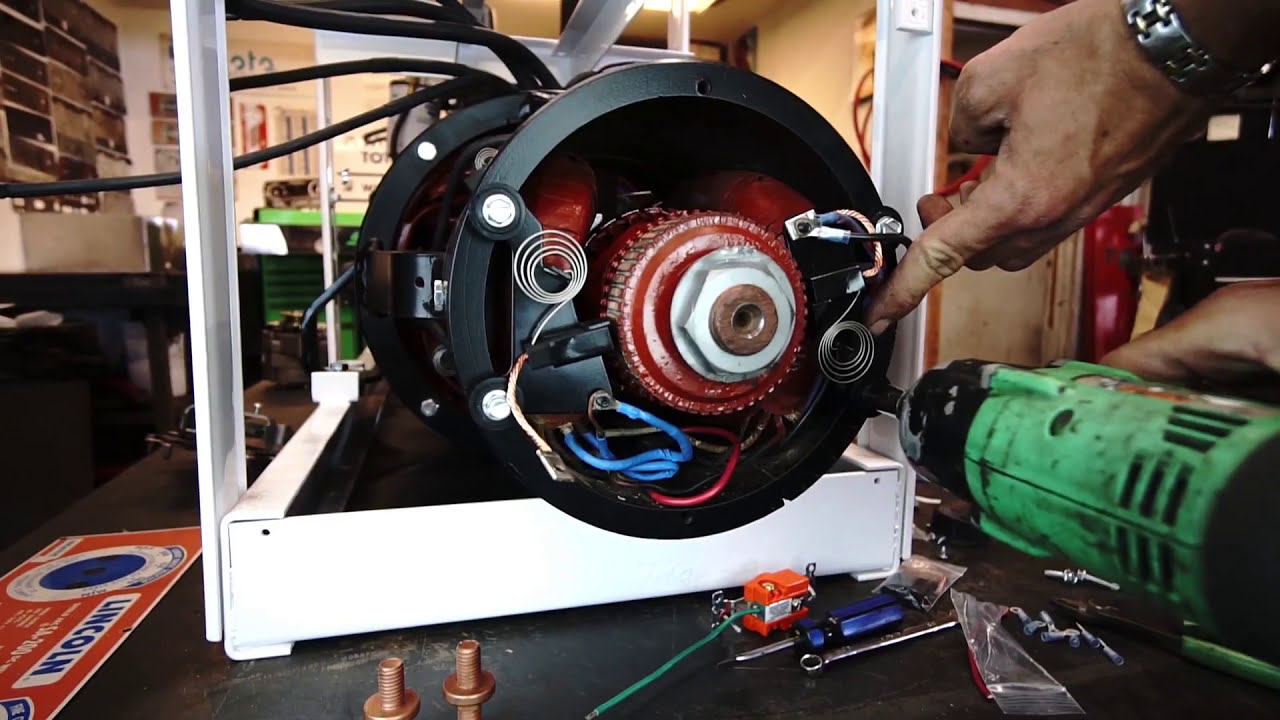 Exciter Wiring & Electrical Component Install: Lincoln Arc Welder