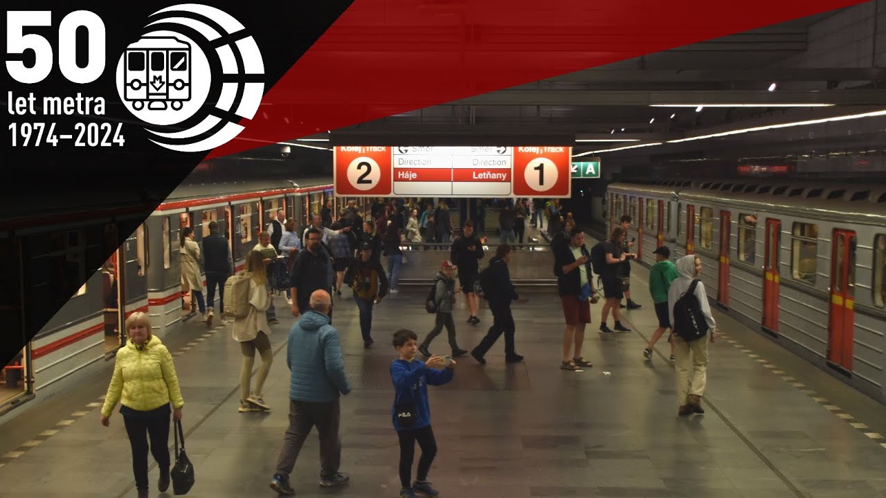 Výroční jízdy k 50. výročí pražského metra