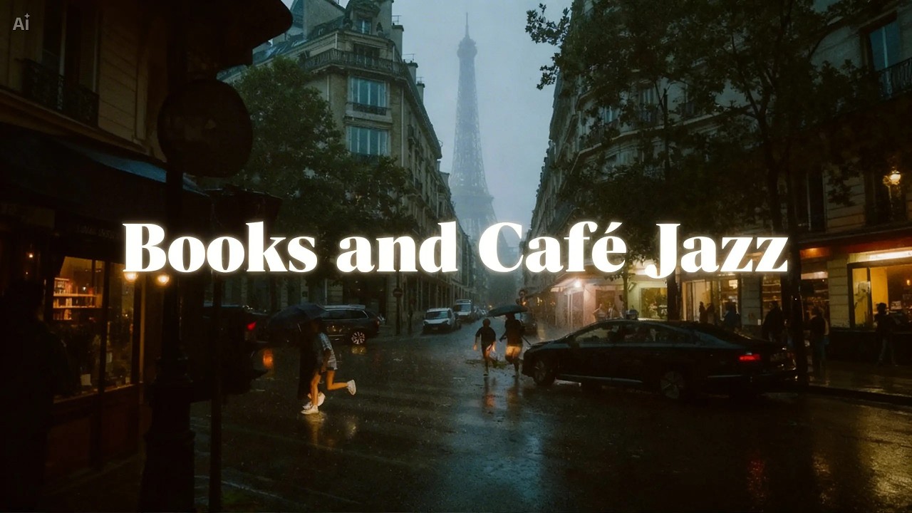 Rainy Paris & Jazz Ambience: Relaxing Background Music for Studying, Sleeping, Focus and Dreaming