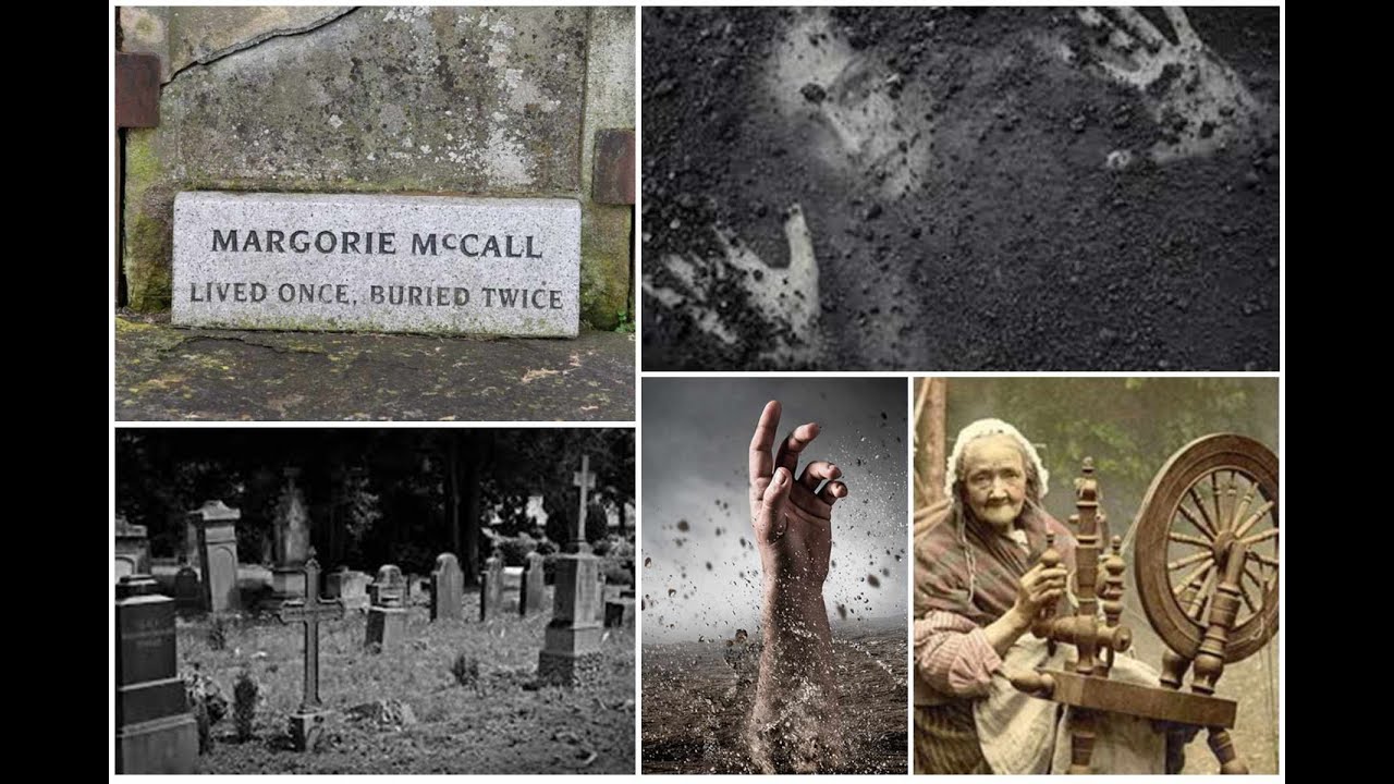 The lady lived once, but was buried twice