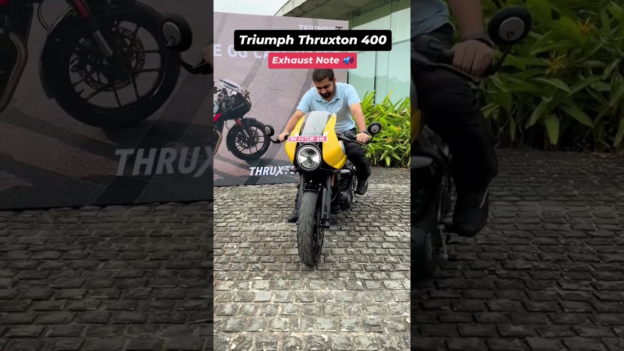 Triumph Thruxton 400 - Exhaust Note 🔊