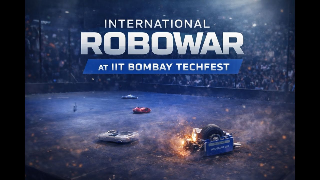 🔥 8 KG RoboWar Finals | IIT Techfest 2025 | High-Speed Combat Robotics