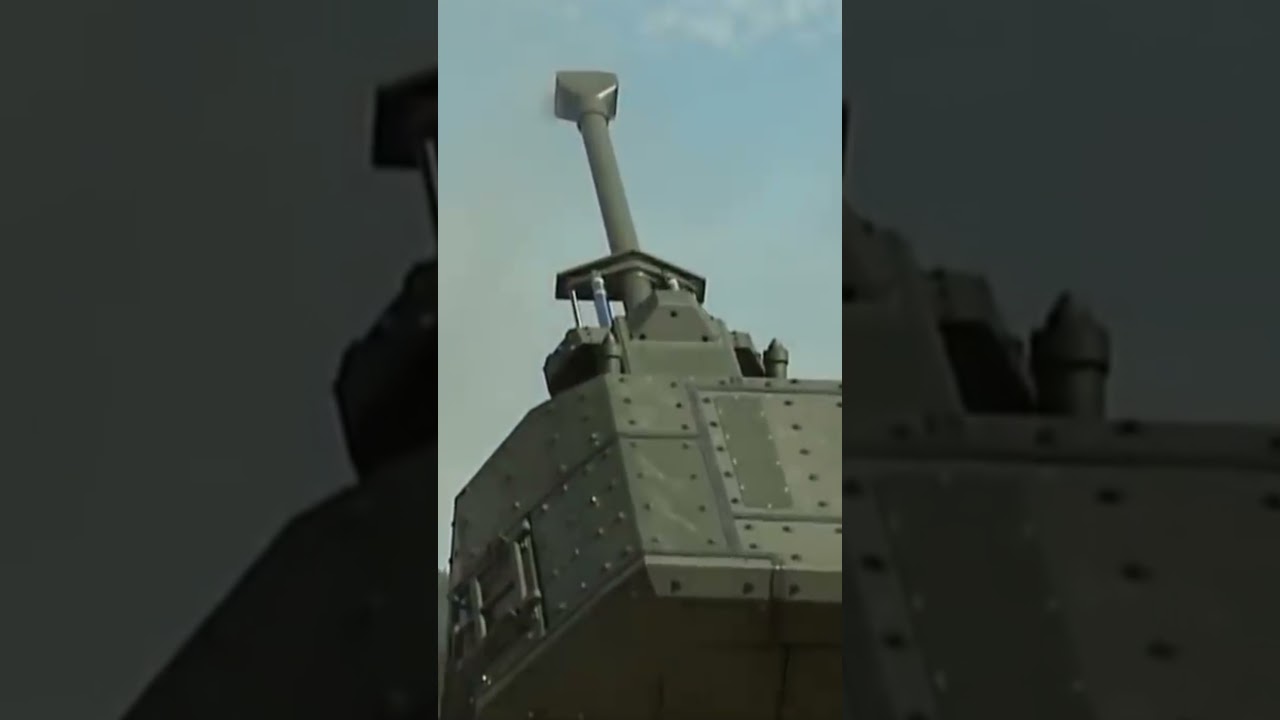 Выстрел из артилерийской установки FH77 BW L52 &laquo;Archer&raquo; #shorts