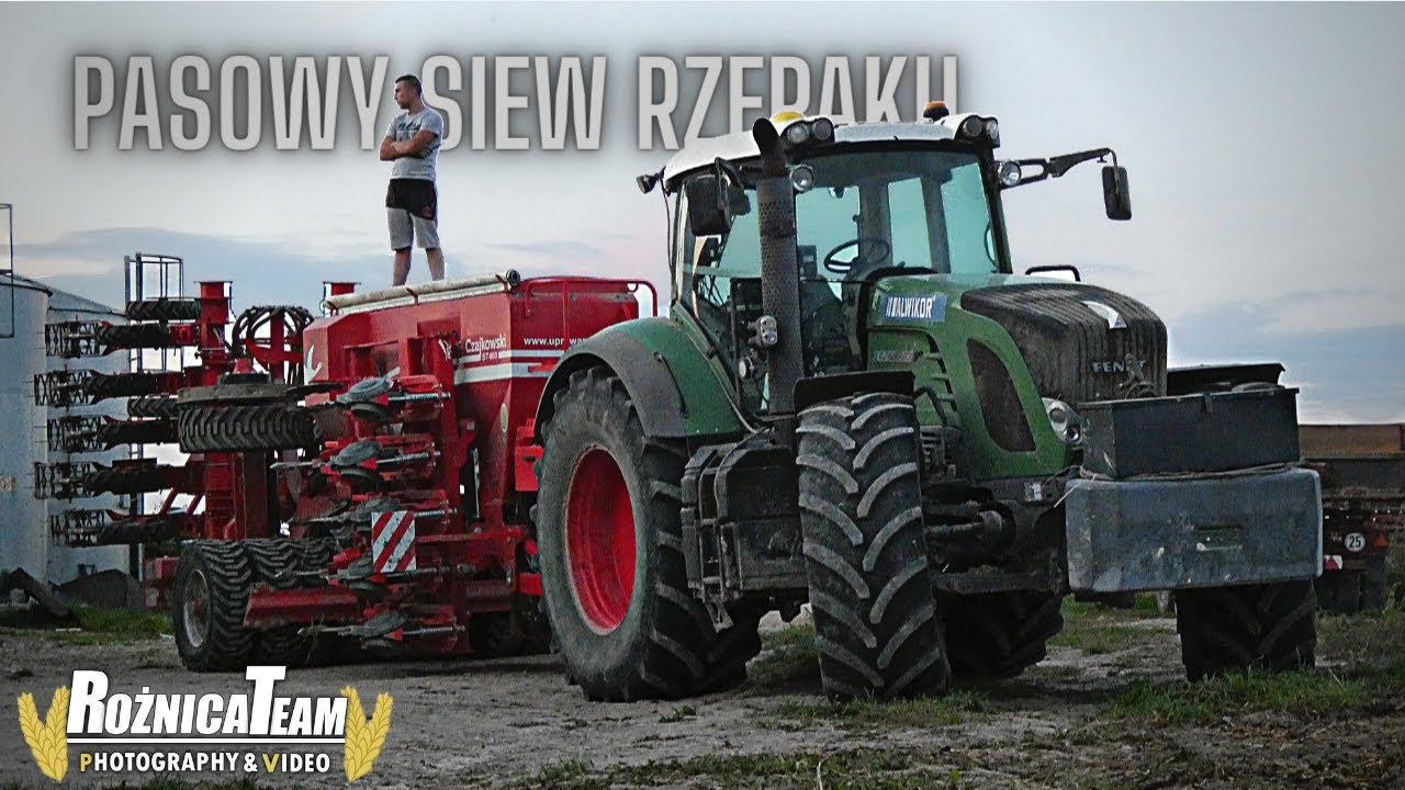 Siew Rzepaku 2021 | Zadyma na Polu | Czajkowski & Fendt 936 Vario | RożnicaTeam