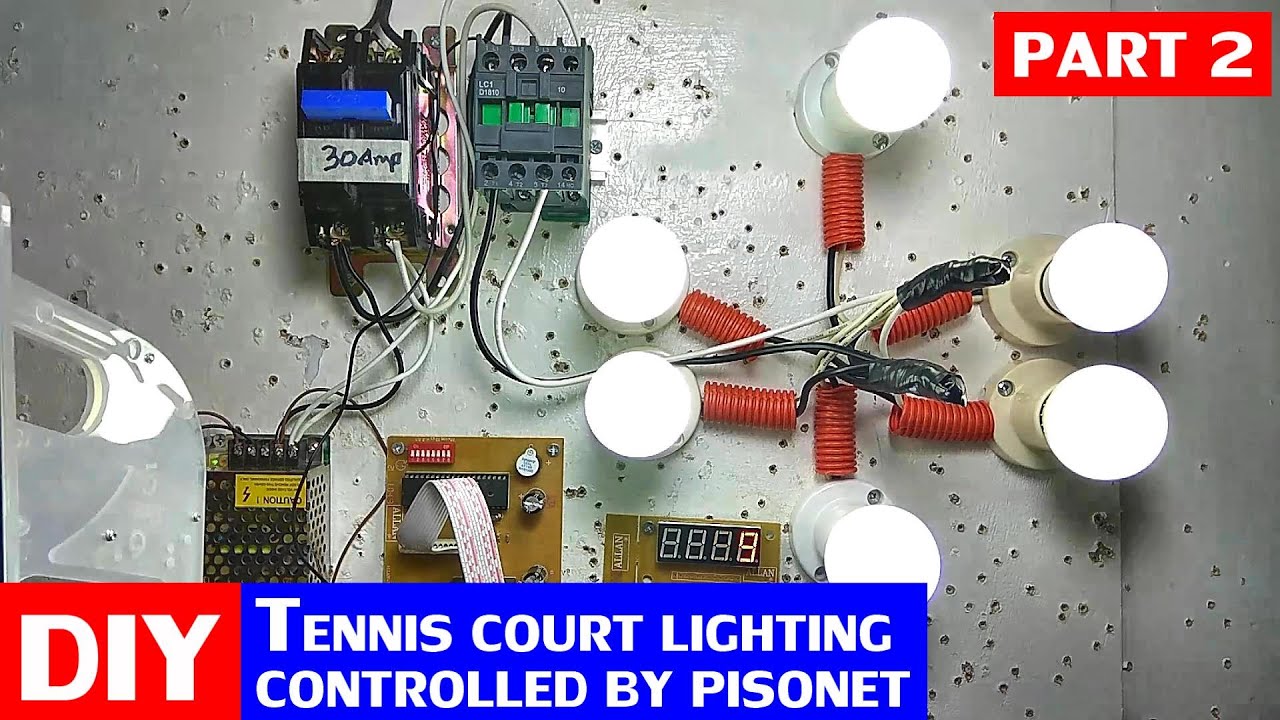 PAANO LAGYAN NG COIN SLOT ANG LIGHTING SA TENNIS COURT