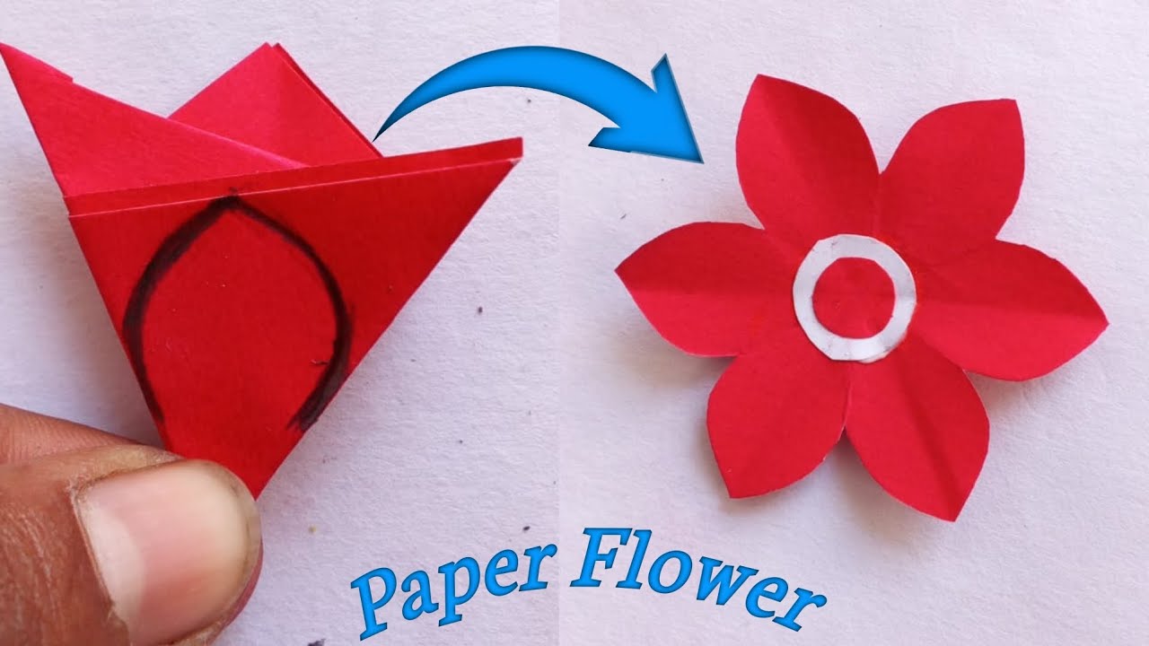 Beautiful Paper Flower | Diy Paper Flower Step by step | New Paper Craft | Easy Paper Flower Idea