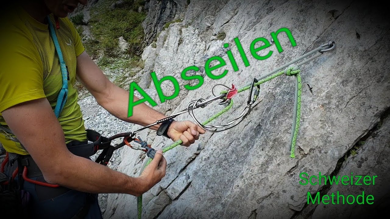 Seiltechnik - Abseilen 