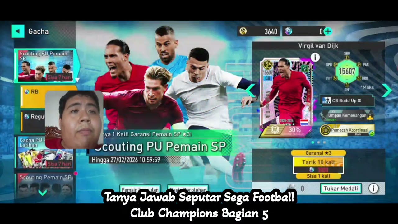 Tanya Jawab Seputar Sega Football Club Champions Bagian 5