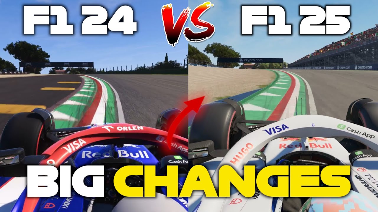 Big Changes To The Imola Circuit In F1 25! | F1 24 vs F1 25 vs Real Life Comparison