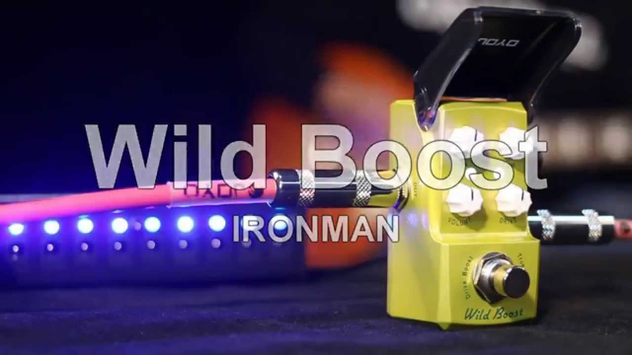 Wild Boost JOYO IRONMAN SERIES PEDAL (Official Demo Video)