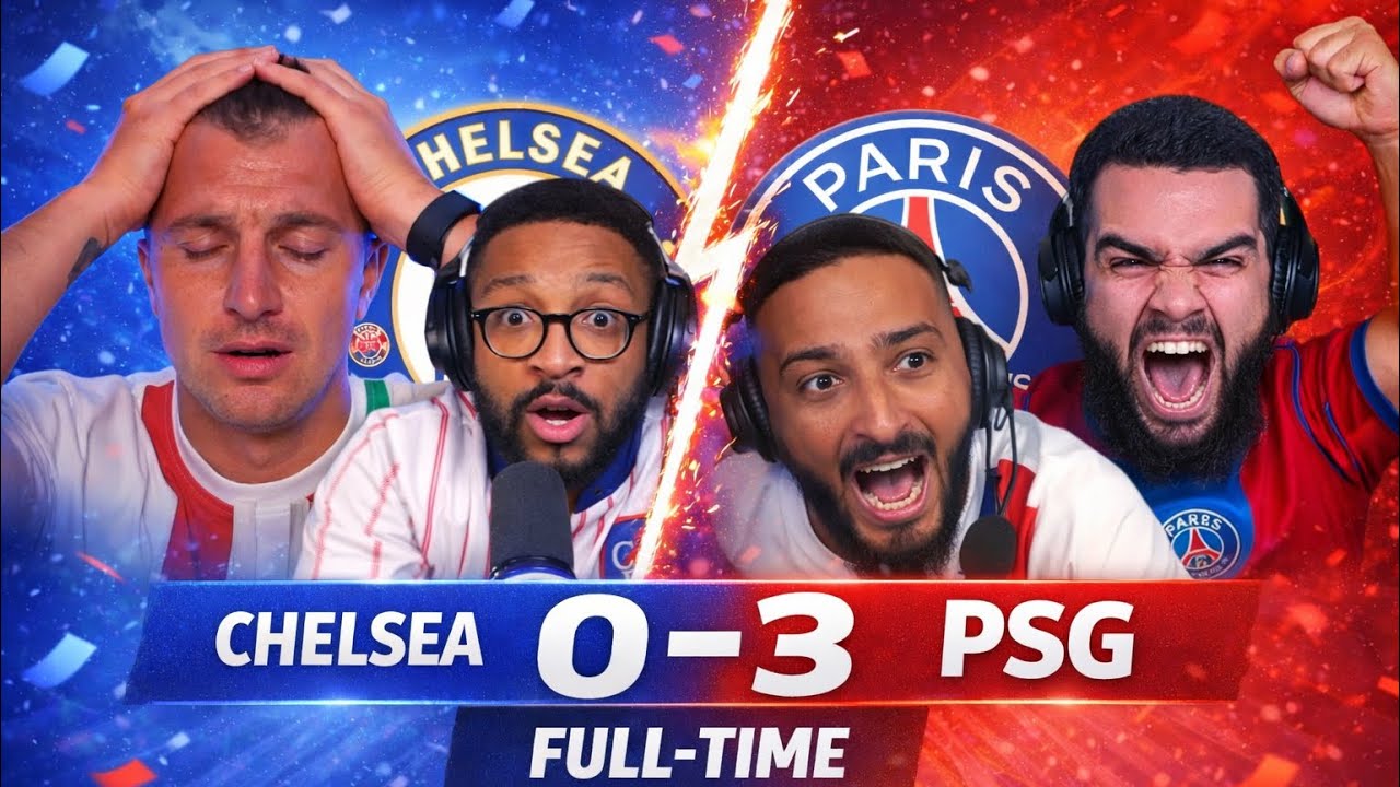 CHELSEA HUMILIATED 0-3 BY PSG 😭 Fan Reactions