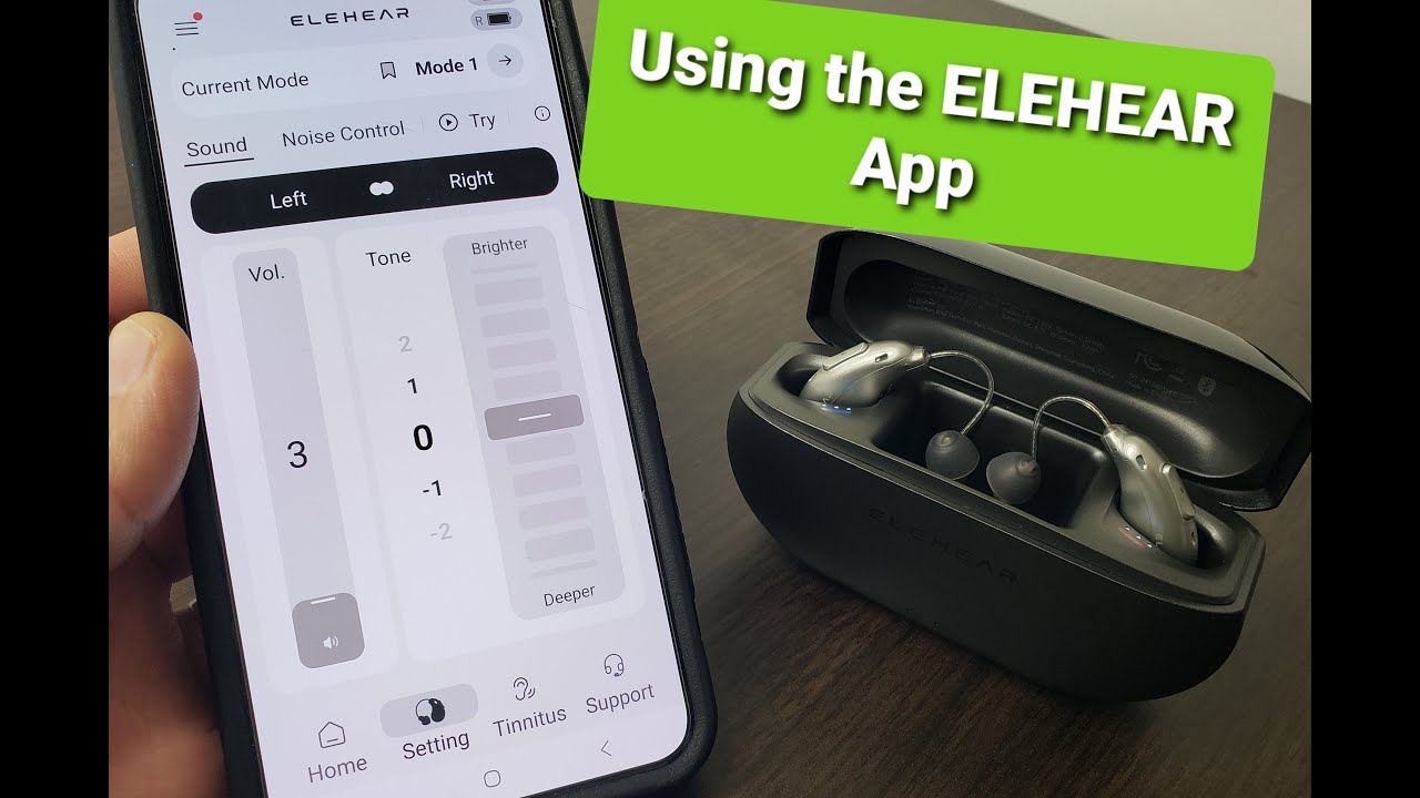 Using the ELEHEAR App with the Beyond Pro OTC Hearing Aids