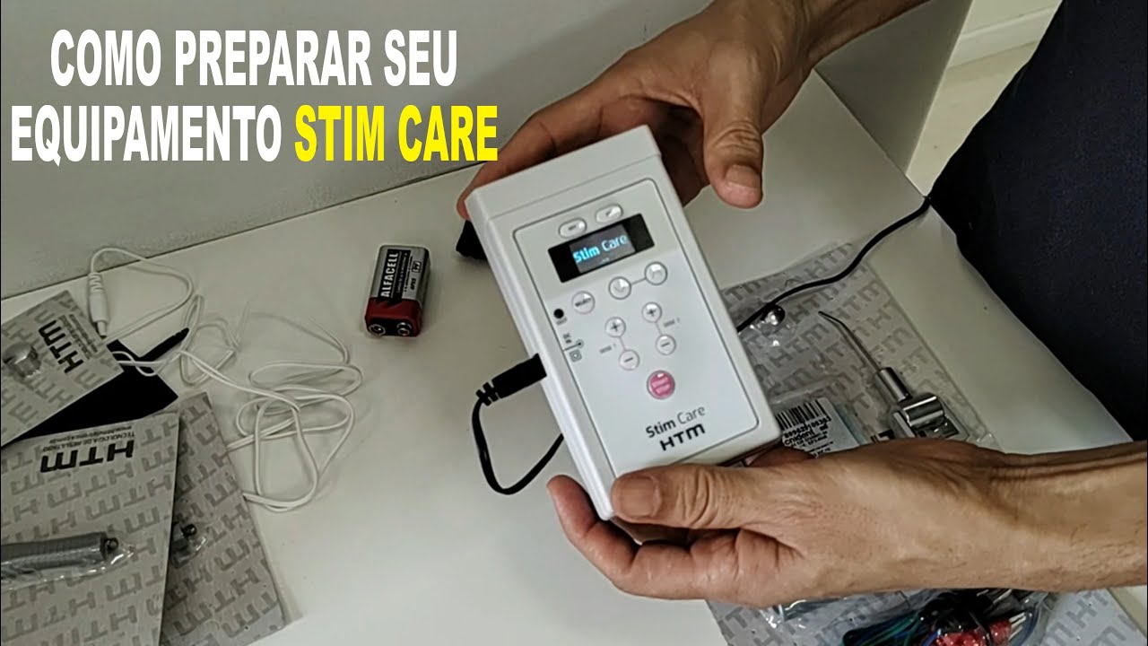 Como utilizar o equipamento Stim Care HTM