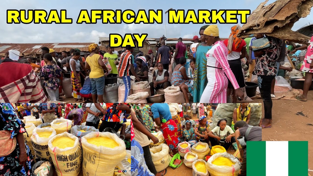 The Biggest And Busiest Rural Grains Market In Benue State Nigeria