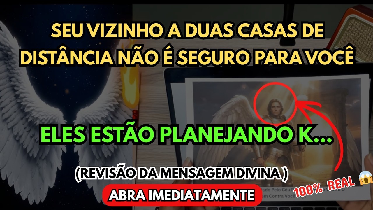 Alerta: 😈 seu VIZINHO a 2 casas NÃO é SEGURO pra você… #DEUS #MENSAGEMDEDEUS