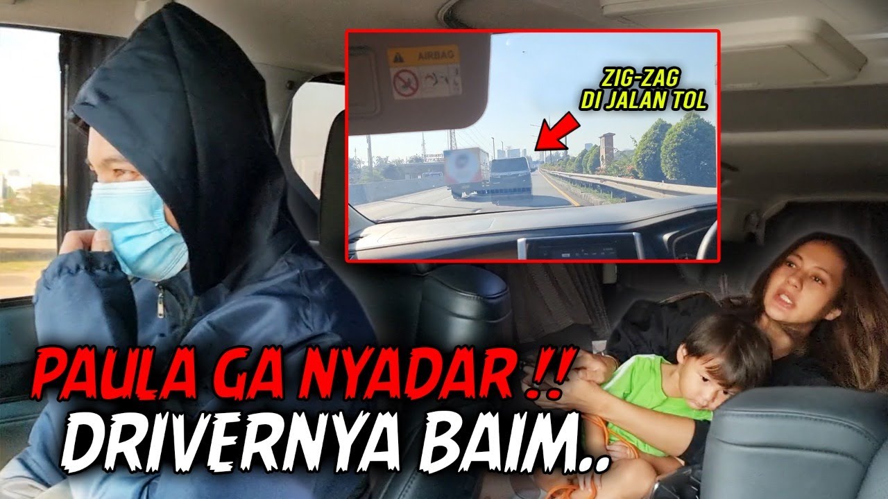 PRANK PAULA BERJALAN MULUS 😝‼️ PAULA GA TAU YANG NYETIR BAIM.SERU BGT #BawaMobilnyaKekOrangKesurupan
